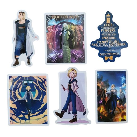 Doctor Who Stickers Lot 49 Stocking Stuffer Tardis Time Lord Daleks Whovian Gift - Picture 7 of 10